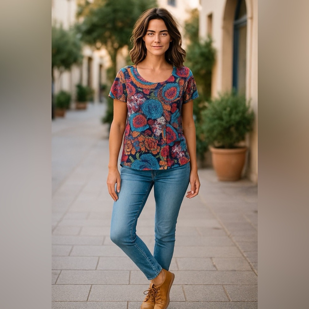 Lularoe XXS NWT Floral Multicolor Women's Top
